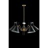 Люстра Crystal Lux JOVEN SP5 GOLD/BLACK