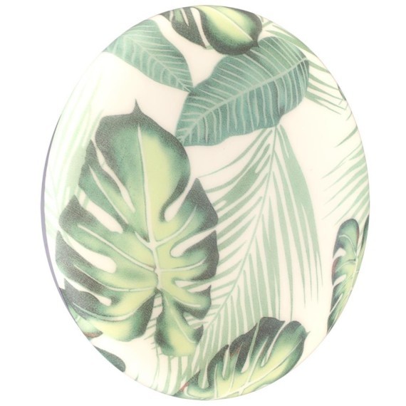 7748/CL PALE SN Светильник светодиодный потолочный пластик/белый/зеленый LED 30Вт 4000К D330 IP43 FLORI