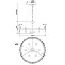 Подвесная люстра Puntes MOD043PL-06G