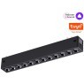 359931 Черный трековый линейный SMART светильник 22см (токопроводящий), пульт ДУ/Tuya Smart Life/Алиса 3000-6000К 220В 10Вт 24° 650Лм CRI90 Novotech VECTOR