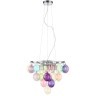 SL432.153.05 Светильник подвесной ST-Luce Хром/Разноцветный E27 5*60W SOSPIRO