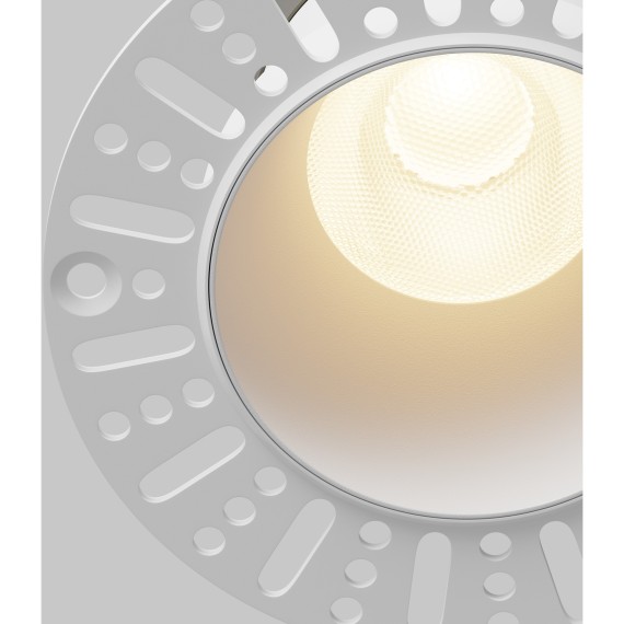 Встраиваемый светильник Maytoni Dip Hight+ LED Ra90 Lm1650 3000K IP20 15Вт 50° DL122-15W-3K-TRS-W