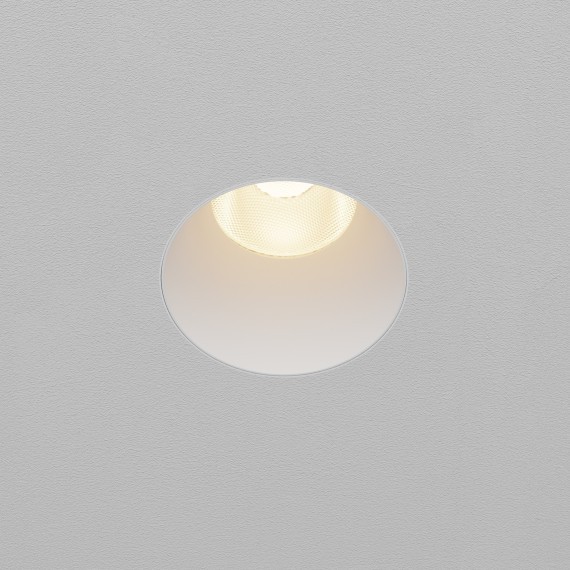 Встраиваемый светильник Maytoni Dip Hight+ LED Ra90 Lm1650 3000K IP20 15Вт 50° DL122-15W-3K-TRS-W