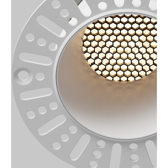 Встраиваемый светильник Maytoni Dip Hight+ LED Ra90 Lm1650 3000K IP20 15Вт 50° DL122-15W-3K-TRS-W