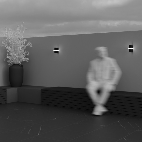 Уличный настенный светильник Outdoor O484WL-L6GF3K