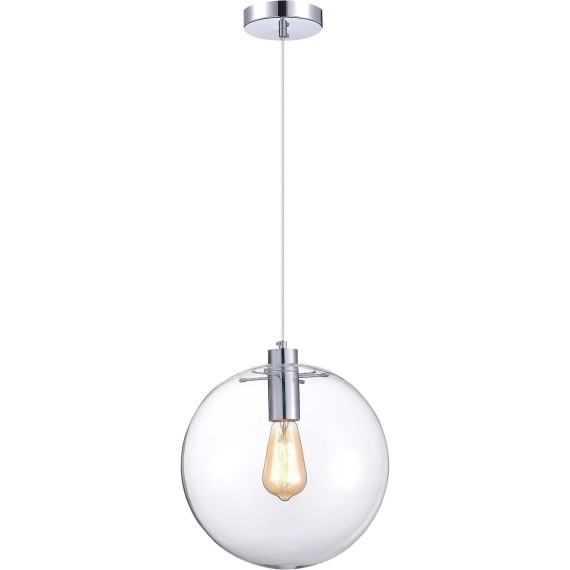 SL1056.123.01 Подвес ST-Luce Хром/Прозрачный E27 1*60W NOOR