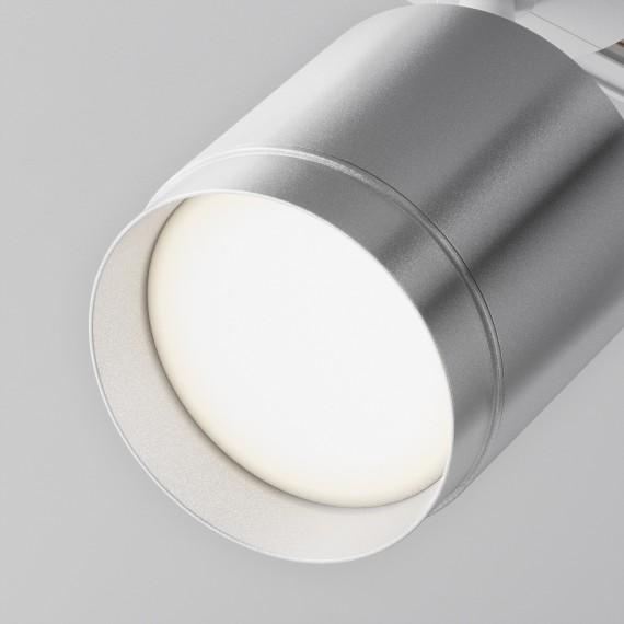 Однофазный двужильный трековый светильник Maytoni Unity TR088-1-GX53-S POLAR под сменную лампу GX53