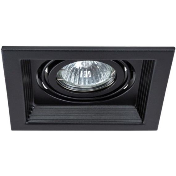 Встраиваемый светильник Arte Lamp A6661PL-1BK CANIS под лампу 1xGU10 50W