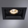 Встраиваемый светильник Arte Lamp A6661PL-1BK CANIS под лампу 1xGU10 50W