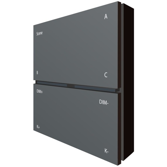 Настенная беспроводная панель для упр. Smart светильниками Denkirs AIR DK7201-DG