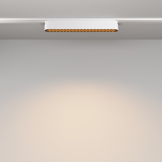 TR084-1-12W3K-W Трековый магнитный светодиодный светильник Maytoni Radity 48V CRI90+ 3000К 190Лм 60° 12Вт