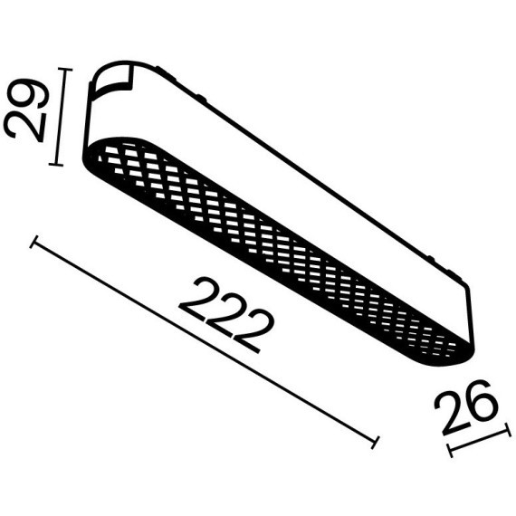 TR084-1-12W3K-W Трековый магнитный светодиодный светильник Maytoni Radity 48V CRI90+ 3000К 190Лм 60° 12Вт
