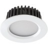 Встраиваемый светильник Novotech 357907 DRUM IP44 светодиодный LED 10W