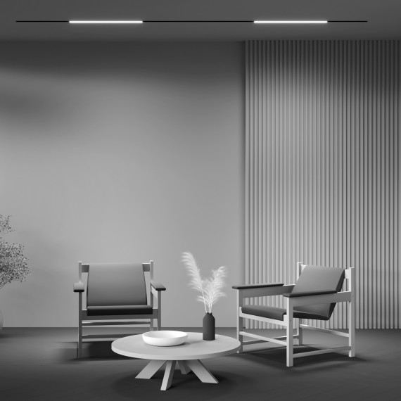 TR074-2-20W3K-B Трековый магнитный светодиодный светильник Maytoni Gravity CRI90+ 3000К 1433Лм 120° 20Вт