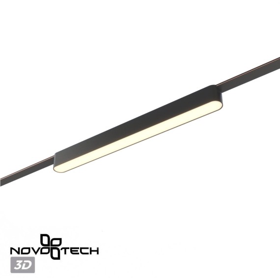 359463 Трековый ременный светодиодный SMART светильник c доп. механическим перекл. цветности Novotech EASY CRI90+ 3000-6000К 660Лм 110° 18W TUYA, Алиса, Wi-Fi