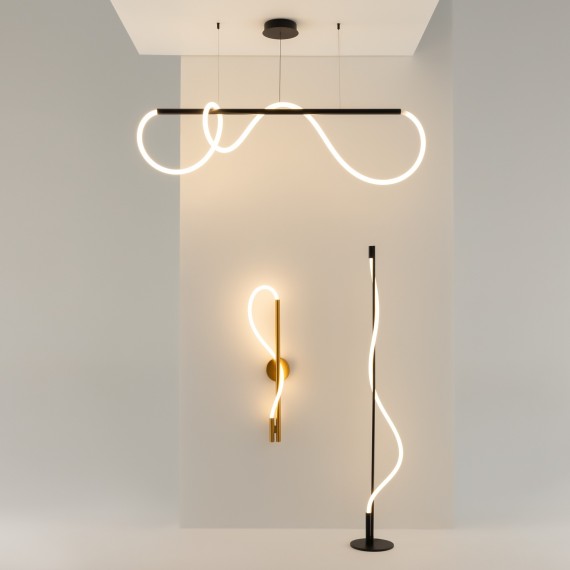 Декоративный торшер Maytoni MOD166FL-L15B3K Tau светодиодный LED 15W