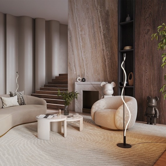 Декоративный торшер Maytoni MOD166FL-L15B3K Tau светодиодный LED 15W