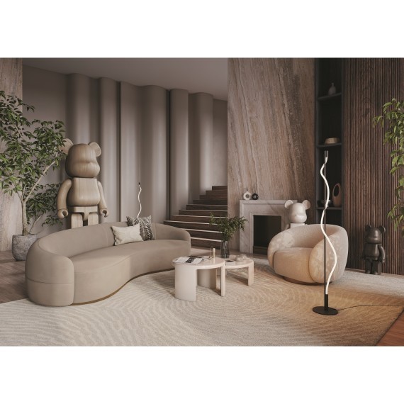 Декоративный торшер Maytoni MOD166FL-L15B3K Tau светодиодный LED 15W