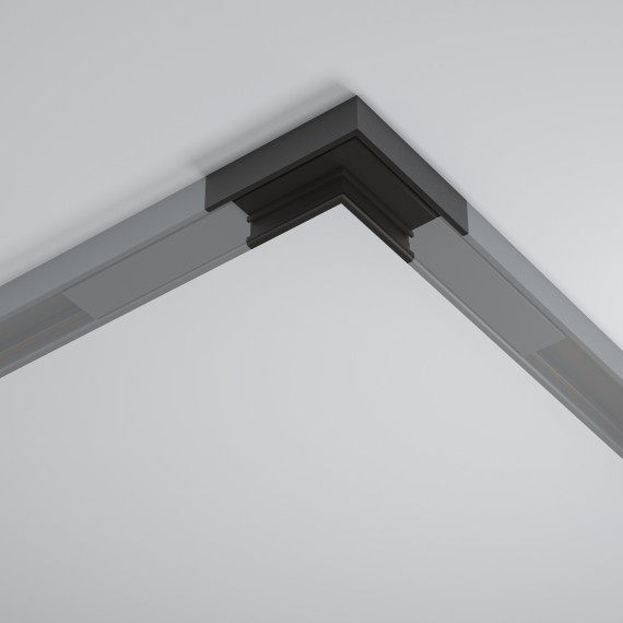 Угловой коннектор для накладного шинопровода Maytoni Basity TRA172CL-11B