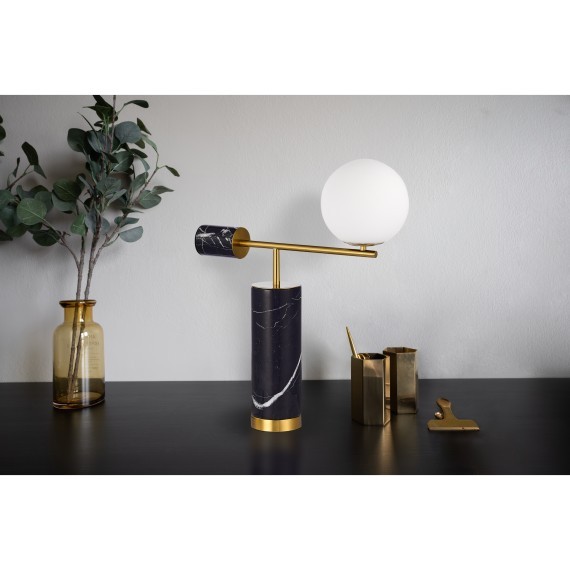 SL1008.404.01 Прикроватная лампа ST-Luce Латунь,Черный/Белый G9 1*5W DANESE