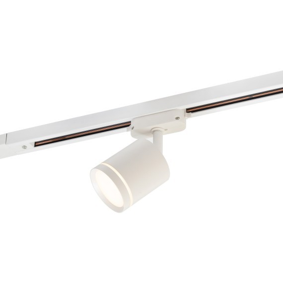 Однофазный двужильный светодиодный трековый светильник Denkirs DK6401-WH SOLID Ribe 3200К 630Лм CRI90+ 120° 5Вт