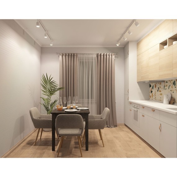 Однофазный двужильный светодиодный трековый светильник Denkirs DK6401-WH SOLID Ribe 3200К 630Лм CRI90+ 120° 5Вт