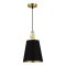 SL1759.303.01 Подвес ST-Luce Латунь/Черный E27 1*40W LINGOTTI