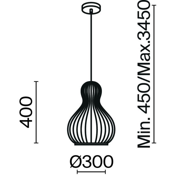 Подвесной светильник Maytoni MOD192PL-01W1