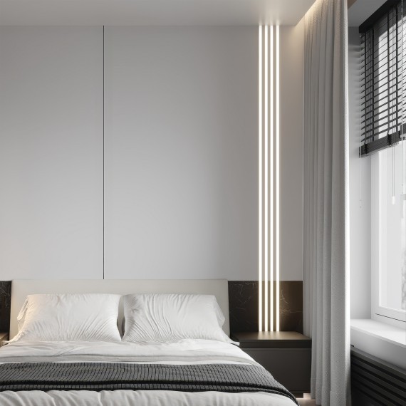 Профиль квадратный силиконовый 10х10 мм (тип А) PROFILED 50м/упак для LED ленты  Lightstar 441050