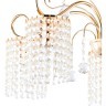 Подвесная люстра с хрусталем Leona FR1127-PL-05-G