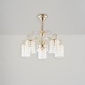Подвесная люстра с хрусталем Leona FR1127-PL-05-G