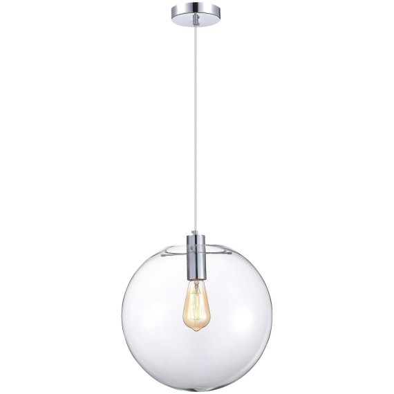 SL1056.133.01 Подвес ST-Luce Хром/Прозрачный E27 1*60W NOOR