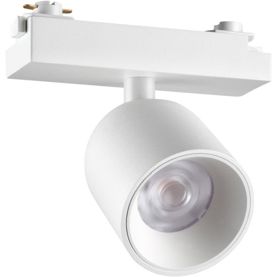 359806 Белый светодиодный однофазный двужильный трековый светильник 10Вт 882Лм 4000К 32° CRI≥90 180-265V IP20 Novotech SOLETTE