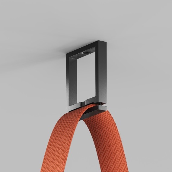 Накладное крепление 1шт для шинопровода-ремня Denkirs Belty TR5518-BK