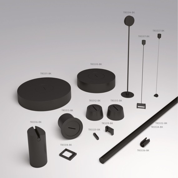 Накладное крепление 1шт для шинопровода-ремня Denkirs Belty TR5518-BK