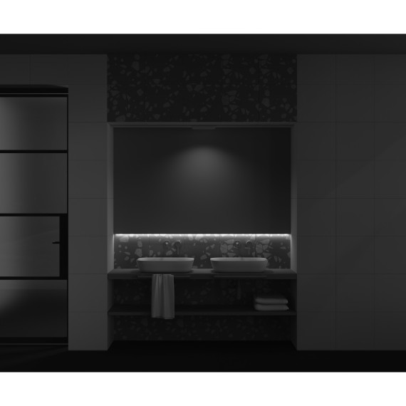 TR084-1-12W4K-W Трековый магнитный светодиодный светильник Maytoni Radity 48V CRI90+ 4000К 190Лм 60° 12Вт