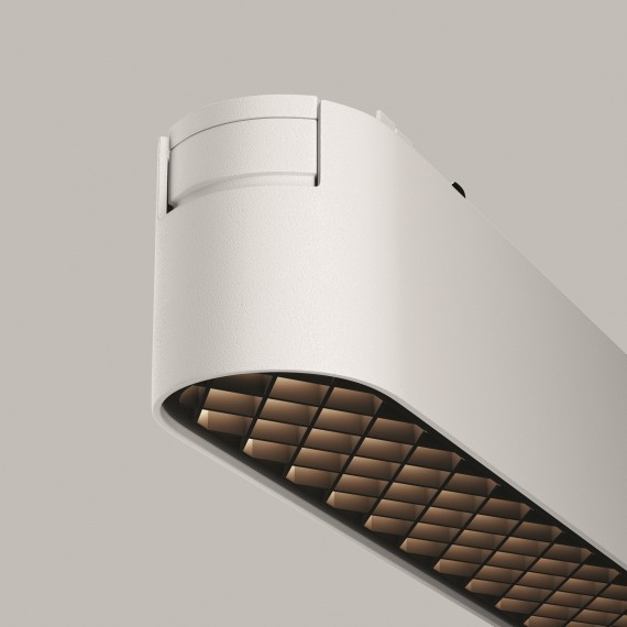 TR084-1-12W4K-W Трековый магнитный светодиодный светильник Maytoni Radity 48V CRI90+ 4000К 190Лм 60° 12Вт