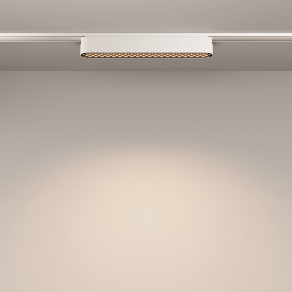 TR084-1-12W4K-W Трековый магнитный светодиодный светильник Maytoni Radity 48V CRI90+ 4000К 190Лм 60° 12Вт