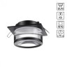 Встраиваемый светильник Novotech 370916 GEM под лампу 1xGU10 9W