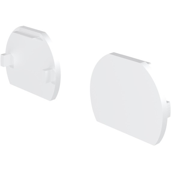 Комплект из 2 боковых заглушек для подвесного скругленного шинопровода Maytoni Exility TRAM034EC-R-41W