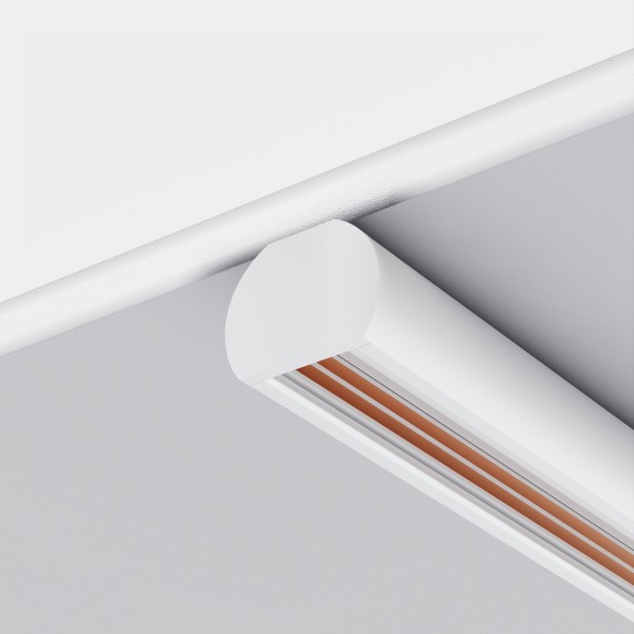 Комплект из 2 боковых заглушек для подвесного скругленного шинопровода Maytoni Exility TRAM034EC-R-41W