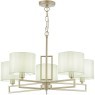 SLE105803-05 Светильник подвесной Матовое золото/Белый E14 5*40W DANAE