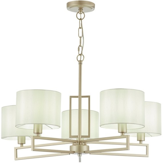 SLE105803-05 Светильник подвесной Матовое золото/Белый E14 5*40W DANAE