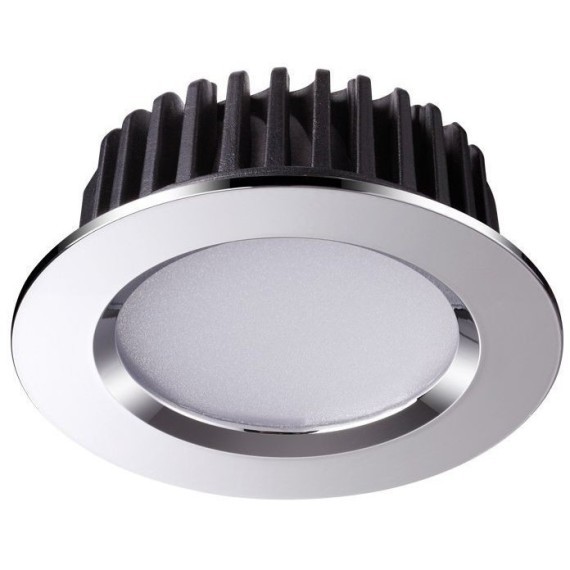 Встраиваемый светильник Novotech 357908 DRUM IP44 светодиодный LED 10W