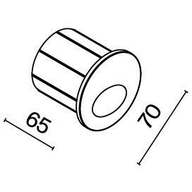 Уличный светильник встраиваемый в дороги и стены Maytoni O015SL-L3W3K Bil IP54 светодиодный LED 3W