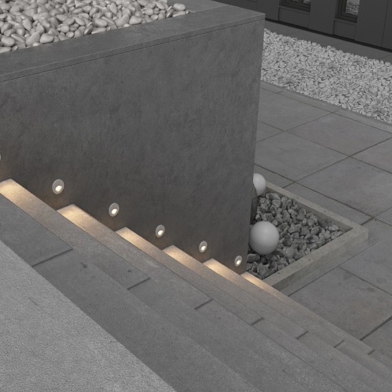 Уличный светильник встраиваемый в дороги и стены Maytoni O015SL-L3W3K Bil IP54 светодиодный LED 3W