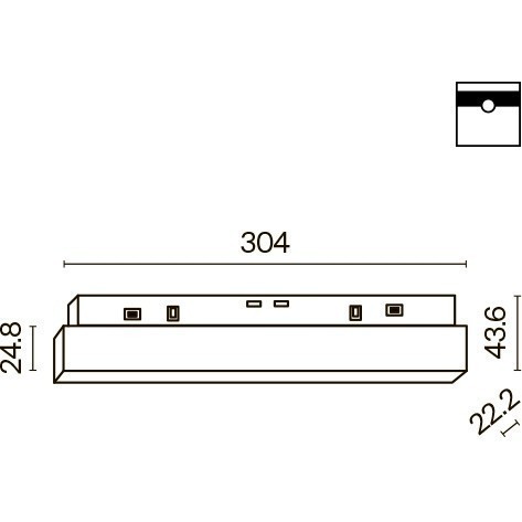 TR030-4-12W3K-WW-DS-B Трековый магнитный SMART (App, Bluetooth Mesh, Алиса) светодиодный светильник Maytoni Exility CRI90+ 2700-6000К 780Лм 120° 12Вт