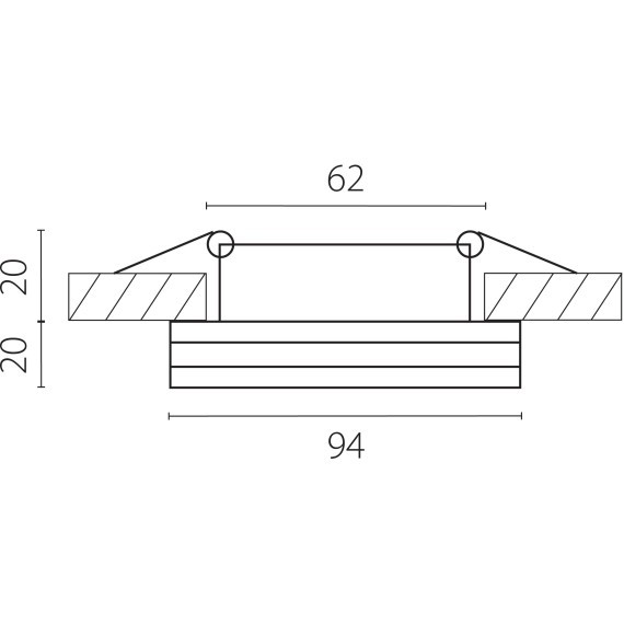 Светильник точечный встраиваемый декоративный со встроенными светодиодами Maturo Lightstar 070762
