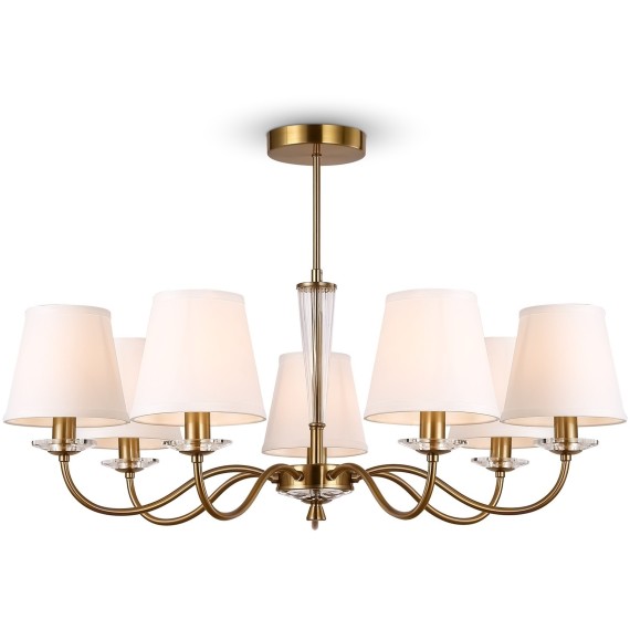 Люстра на штанге Freya FR2027PL-07BS Osborn под лампы 7xE14 40W