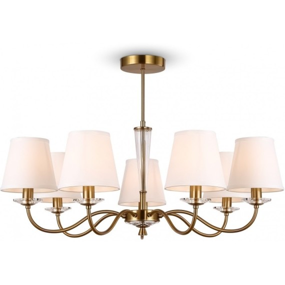 Люстра на штанге Freya FR2027PL-07BS Osborn под лампы 7xE14 40W